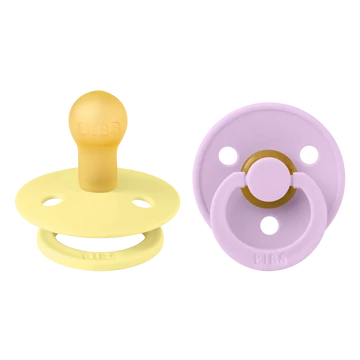 BIBS Colour 2-es cumi szett - Napsugár/Viola- , 0-6 hó