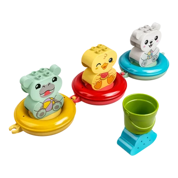 LEGO® DUPLO® Vidám fürdetéshez: úszó állatos vonat