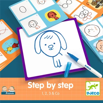Rajzolás lépésről lépésre - Lépés lépés után - Step by Step 1, 2, 3 &amp; Co