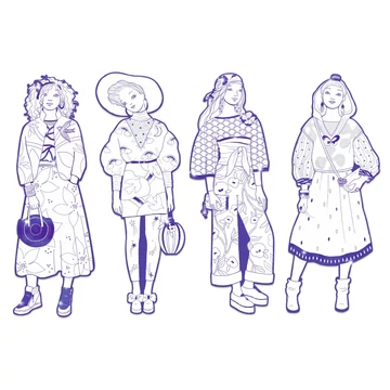 Színezés - Zaho Divat - Zaho &amp; friends