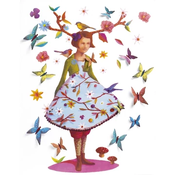 3D-s falmatrica - Róza fa