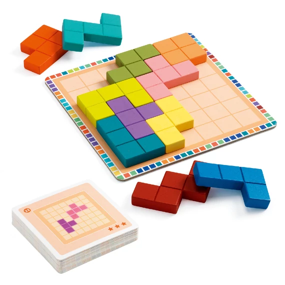 Logikai játék - Tetris négyzetkirakó