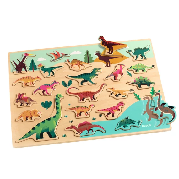 formaberakó - Színes dínók - Puzzlo Dino