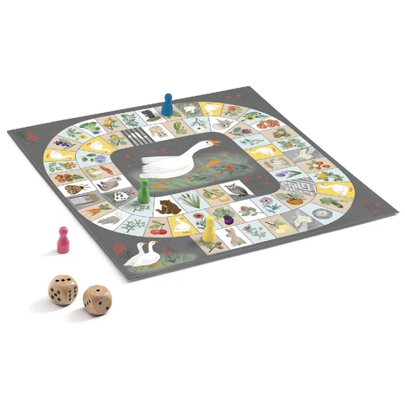 Társasjáték klasszikus - Liba játék - Goose game