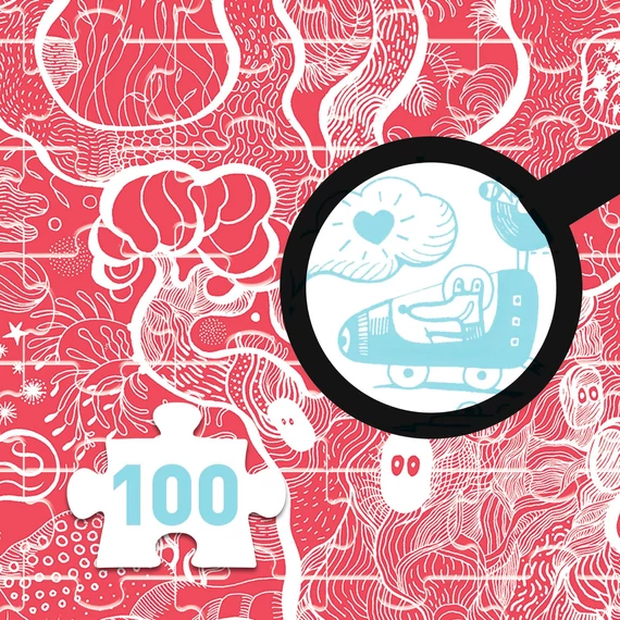 Varázs puzzle - Elvarázsolt fa, 100 db-os 