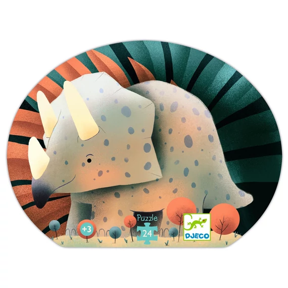 Formadobozos puzzle - Teo a kis dínó