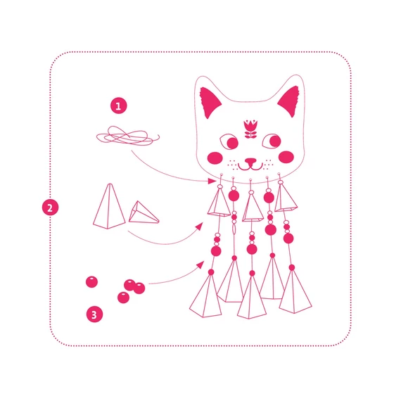Készítsd magad! - Kitty szélcsengő - Kitty