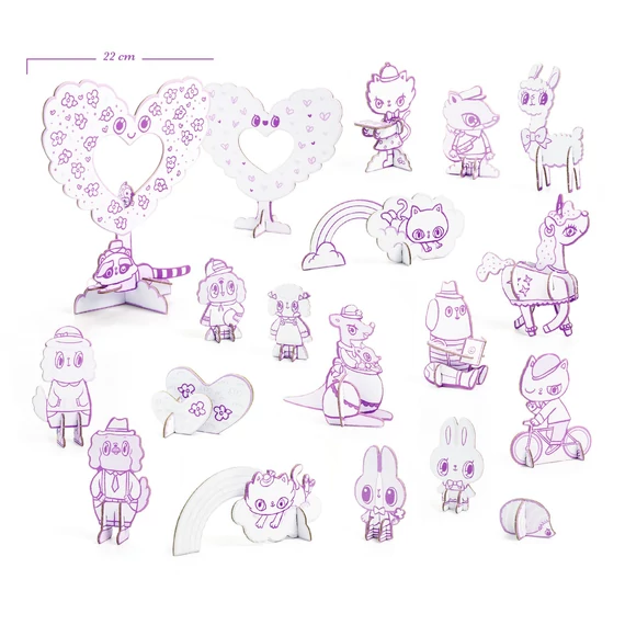 Csináld magad - Cukiföld lakói 3D-ben - Kawaii world