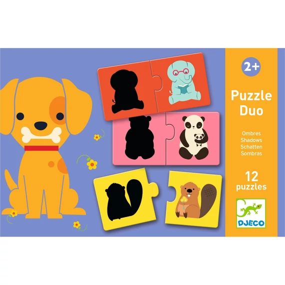 Párosító puzzle - Sziluett duó - Shadows