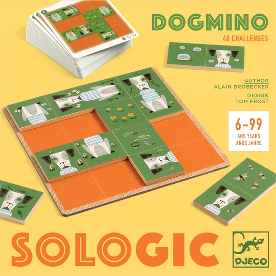 Logikai játék - Kutyagoló - Dogmino