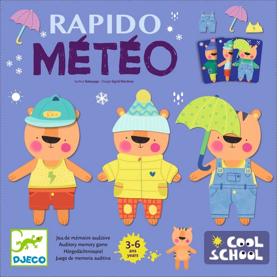 Társasjáték - Öltözz Teó!  - Rapido Meteo