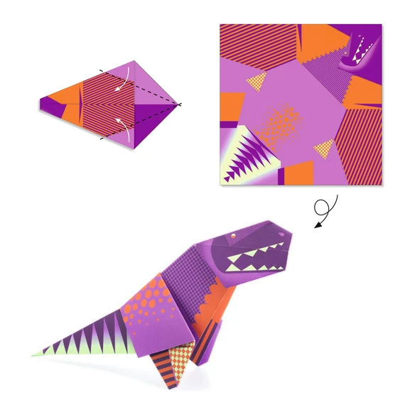 Origami - Dinoszauruszok - Dinosaurs