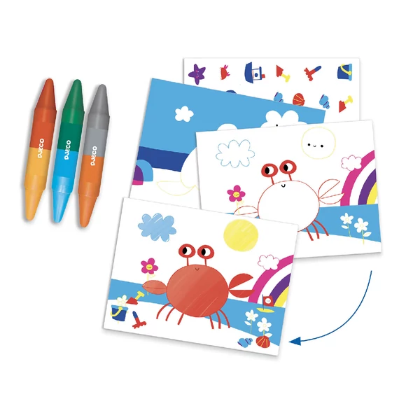Kreatív műhely - 6 technika 1 dobozban - Tengeri örömök - Seaside delights