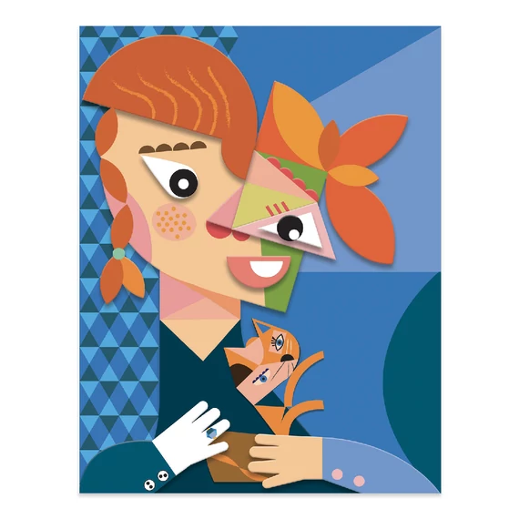 Művészeti műhely - Kockafejek - Inspired by Pablo Picasso - Square Heads