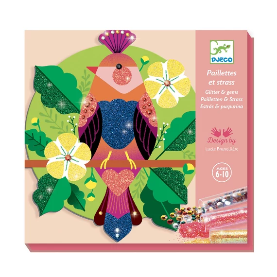 Csillámkép készítés - Édeni madarak - Paradisio