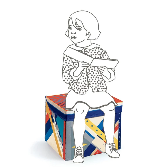 Játéktároló ülőke - Rakéta - Rocket toy box