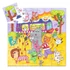 Formadobozos puzzle - Szivárványbusz, 16 db-os - The rainbow bus