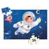 Formadobozos puzzle - Űrhajós a holdon, 36 db-os - An astronaut on the moon