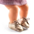Játékbaba cipő - Arany cipőcske - Golden shoes