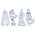 Színezés - Laura Divat - Laura & friends