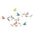 Szélmobil függődísz - Sokszínű Madarak - Mobile Katsumi-Multicolored birds